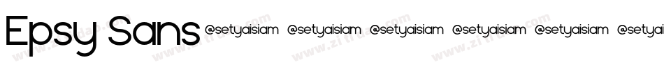Epsy Sans字体转换